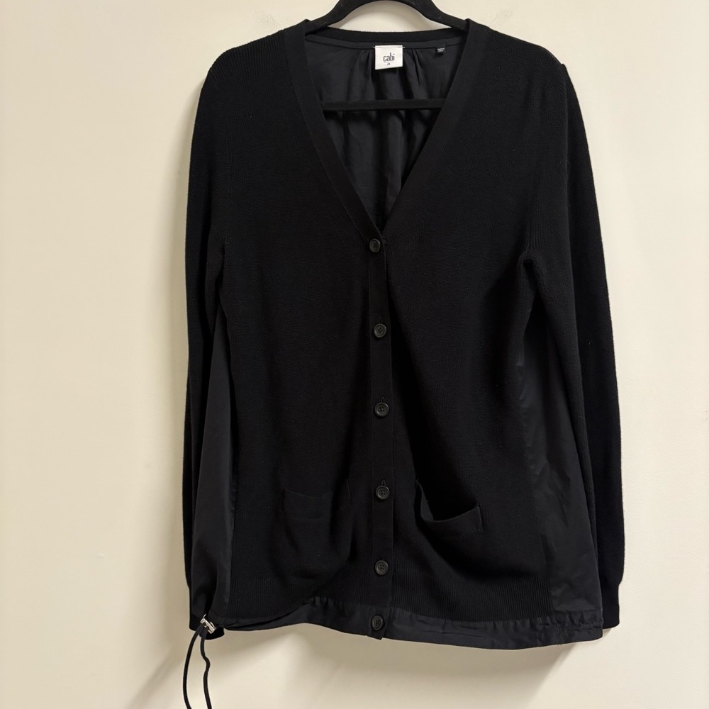 Cabi 5143 Windbreaker Boyfriend Cardigan Black Size M Medium - Picture 5 of 8